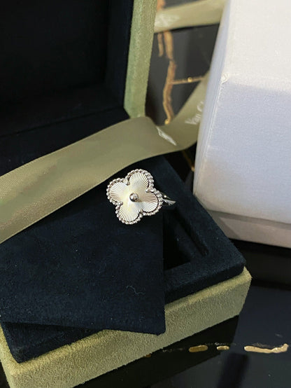 [BIJOUX]CLOVER SILVER RING