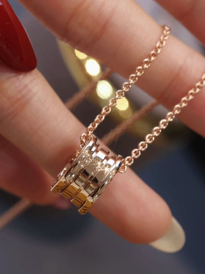 [BIJOUX]ZERO 1 PINK GOLD NECKLACE