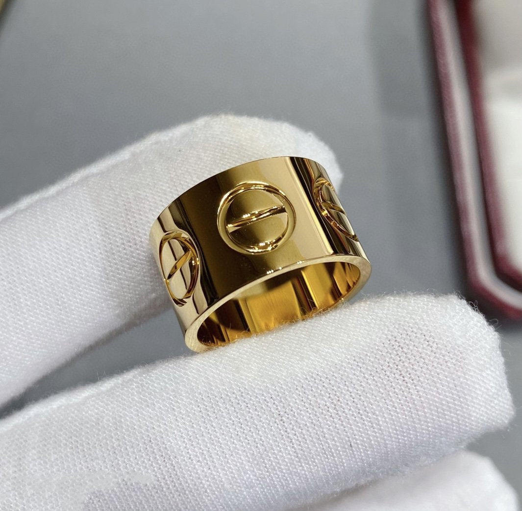 [BIJOUX]LOVE 11MM LARGE RING