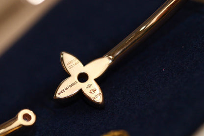 [BIJOUX] イディル ピンクゴールド オープンブレスレット ダイヤモンドパヴェ