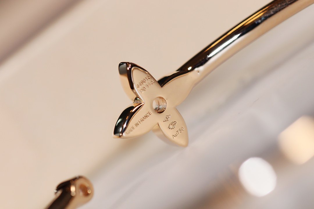 [BIJOUX] IDYLLE GOLD OPEN BRACELET DIAMOND PAVED