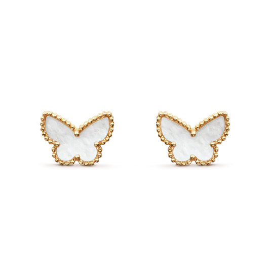 [BIJOUX]SWEET BUTTERFLY MOP EARSTUDS