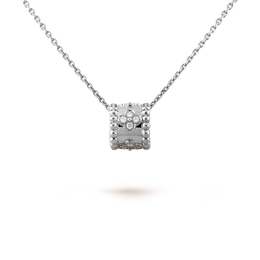 [BIJOUX]PERLEE PEDANT SIVLER DIAMOND NECKLACE