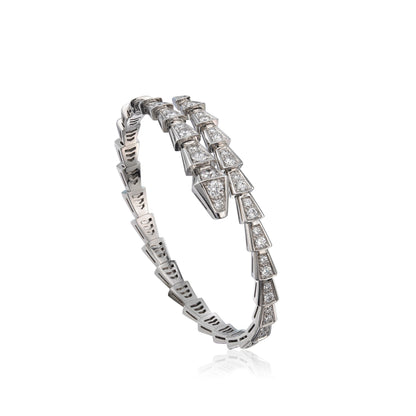 [BIJOUX]SERPENTI BRACELET 6MM SILVER DIAMOND
