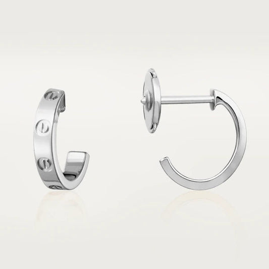 [BIJOUX]LOVE EARRINGS 2.65MM SILVER
