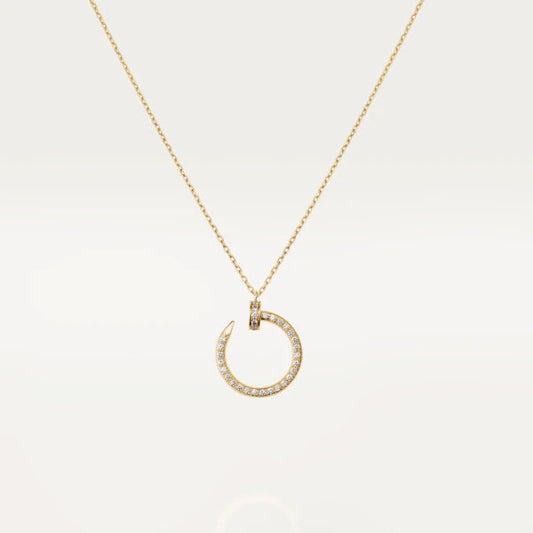 [BIJOUX]COLLIER JUSTE OR DIAMANTS