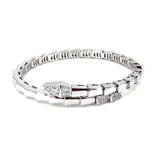 [BIJOUX]BRACELET SERPENTI DIAMANTS ARGENT