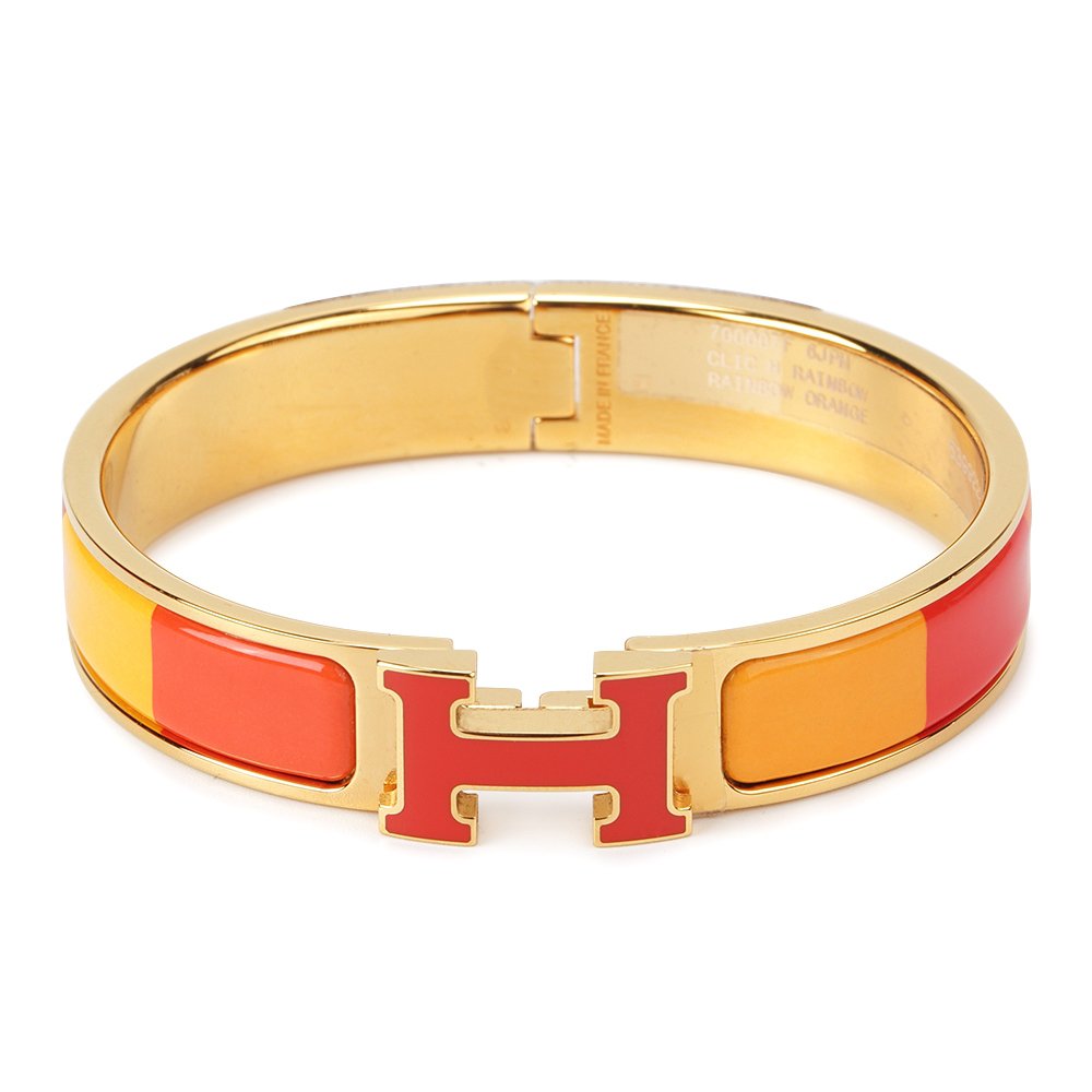 [BIJOUX]H BRACELET ORANGE RAINBOW CERAMIC
