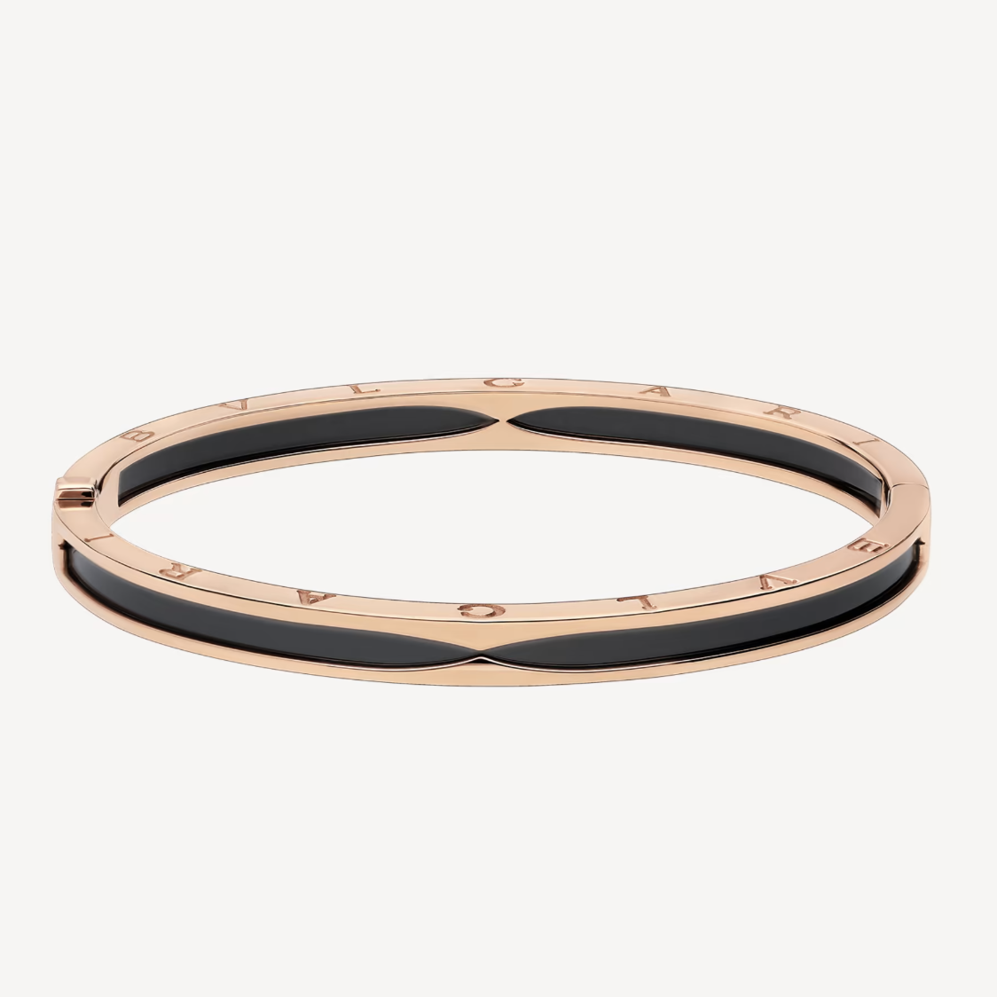 [BIJOUX]ZERO 1 PINK GOLD WITH BLACK CERAMIC BRACELET