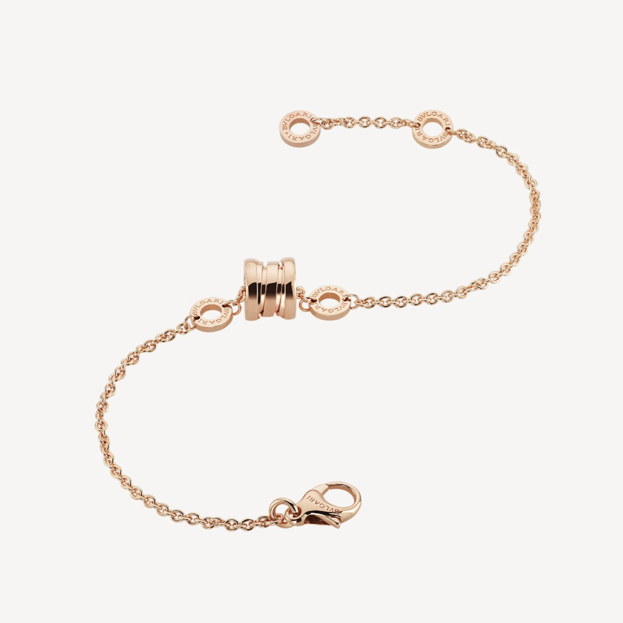 [BIJOUX]BRACELET ZERO 1 EN OR ROSE DOUX
