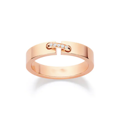 [BIJOUX]BAGUE ALLIANCE LIENS VIDENCE DIAMANT 4MM