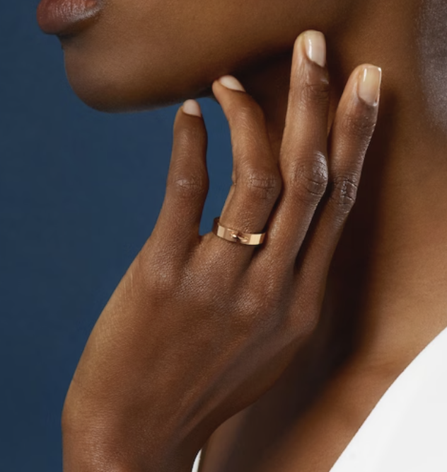 [BIJOUX]BAGUE ALLIANCE LIENS VIDENCE 4MM