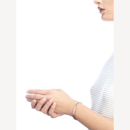 [BIJOUX]ZERO 1 スパイラルロゴ シルバーブレスレット