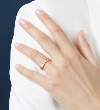 [BIJOUX]BAGUE ALLIANCE LIENS VIDENCE DIAMANT 4MM