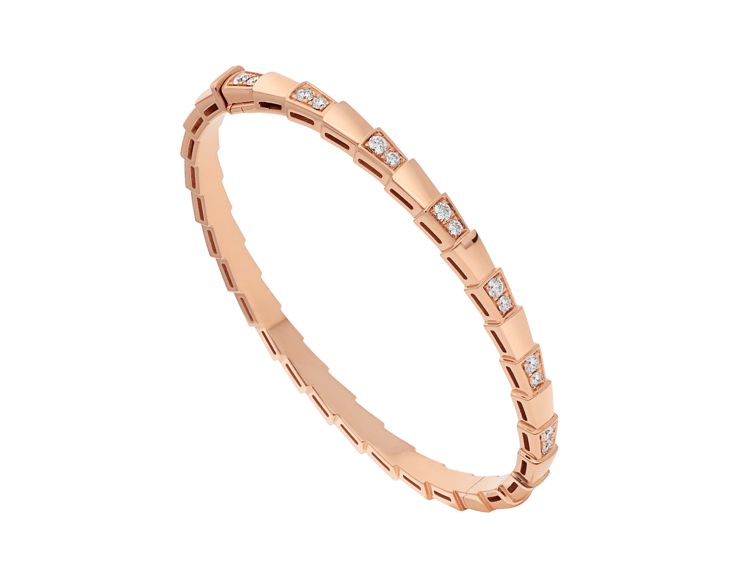 [BIJOUX]BRACELET SERPENTI OR ROSE DIAMANT