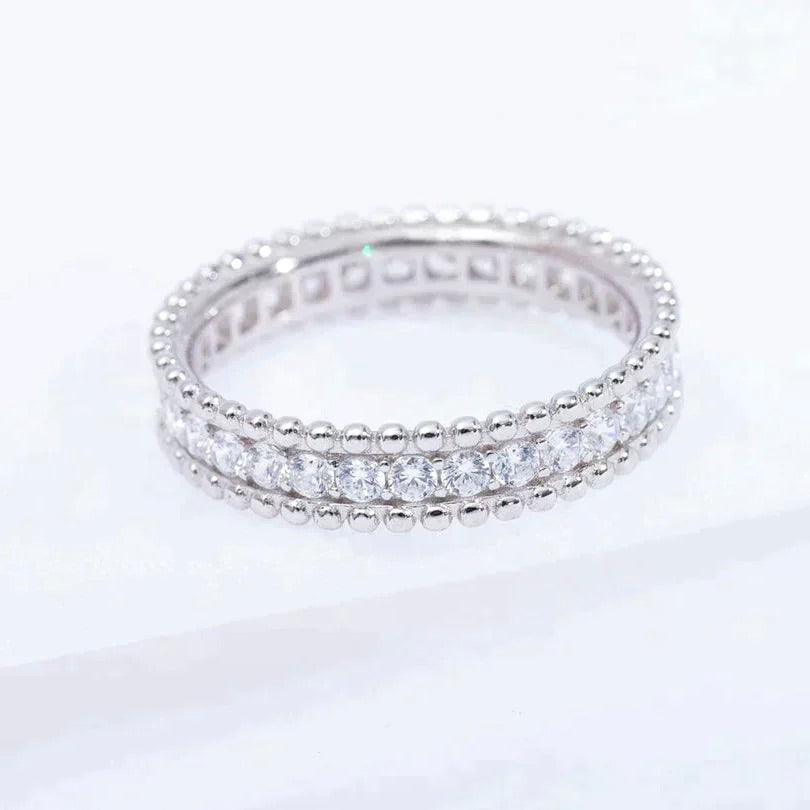 [BIJOUX]PERLEE DIAMOND SILVER RING