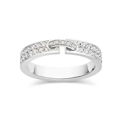 [BIJOUX]ALLIANCE LIENS VIDENCE PAVED DIAMOND 4MM RING