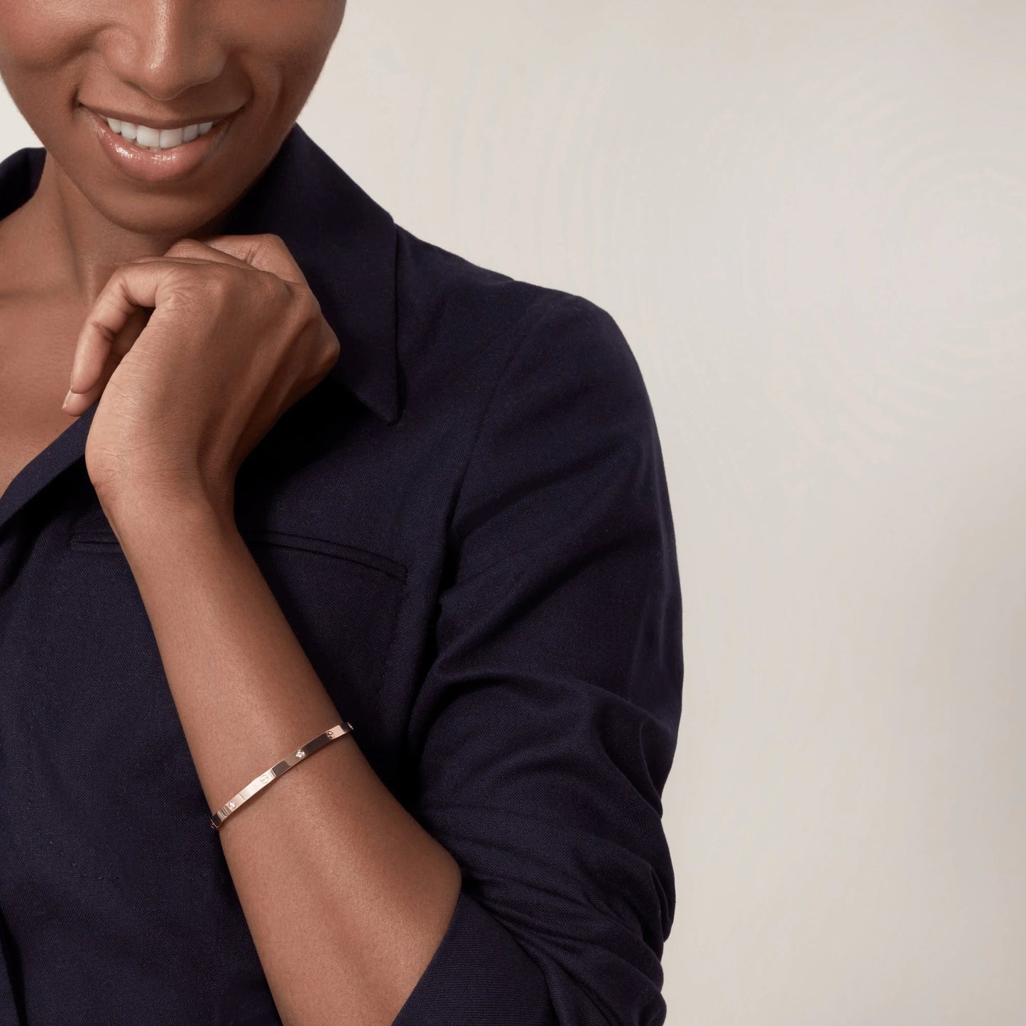 [BIJOUX]BRACELET LOVE 3.65MM 6 DIAMANTS