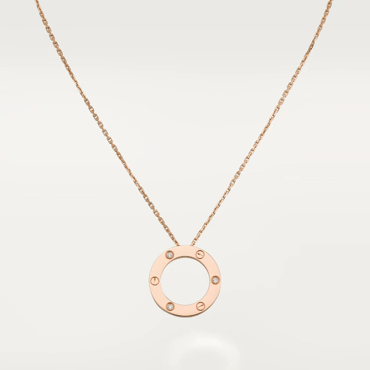 [BIJOUX] COLLIER LOVE 16MM 3 DIAMANTS