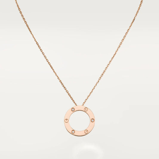 [BIJOUX] COLLIER LOVE 16MM 3 DIAMANTS
