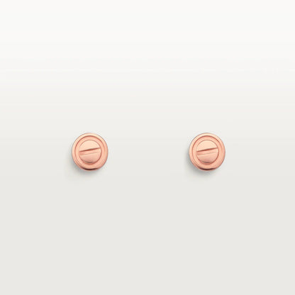 [BIJOUX]LOVE EARRINGS PINK GOLD 7.2MM