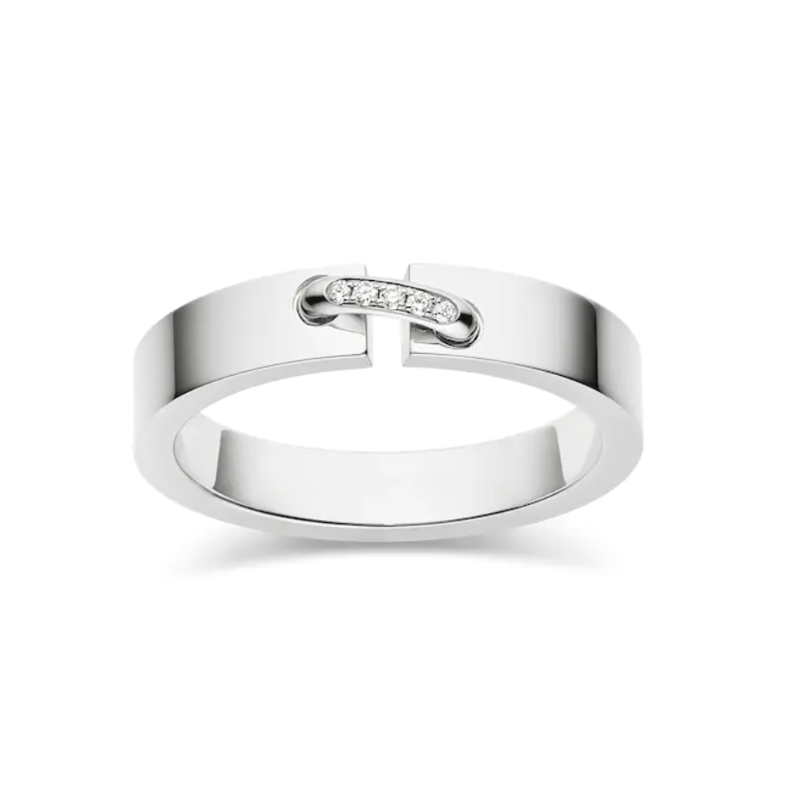[BIJOUX]BAGUE ALLIANCE LIENS VIDENCE DIAMANT 4MM