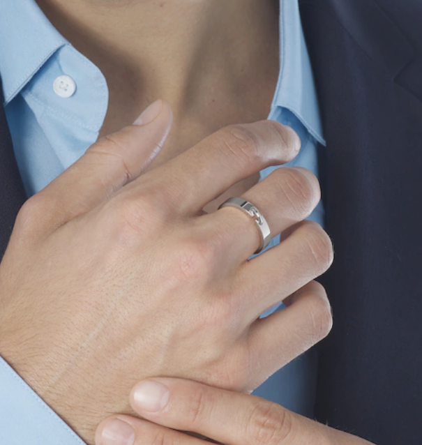 [BIJOUX]BAGUE ALLIANCE LIENS VIDENCE 4MM