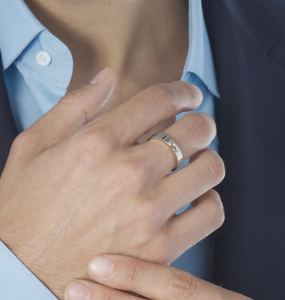 [BIJOUX]BAGUE ALLIANCE LIENS VIDENCE 4MM