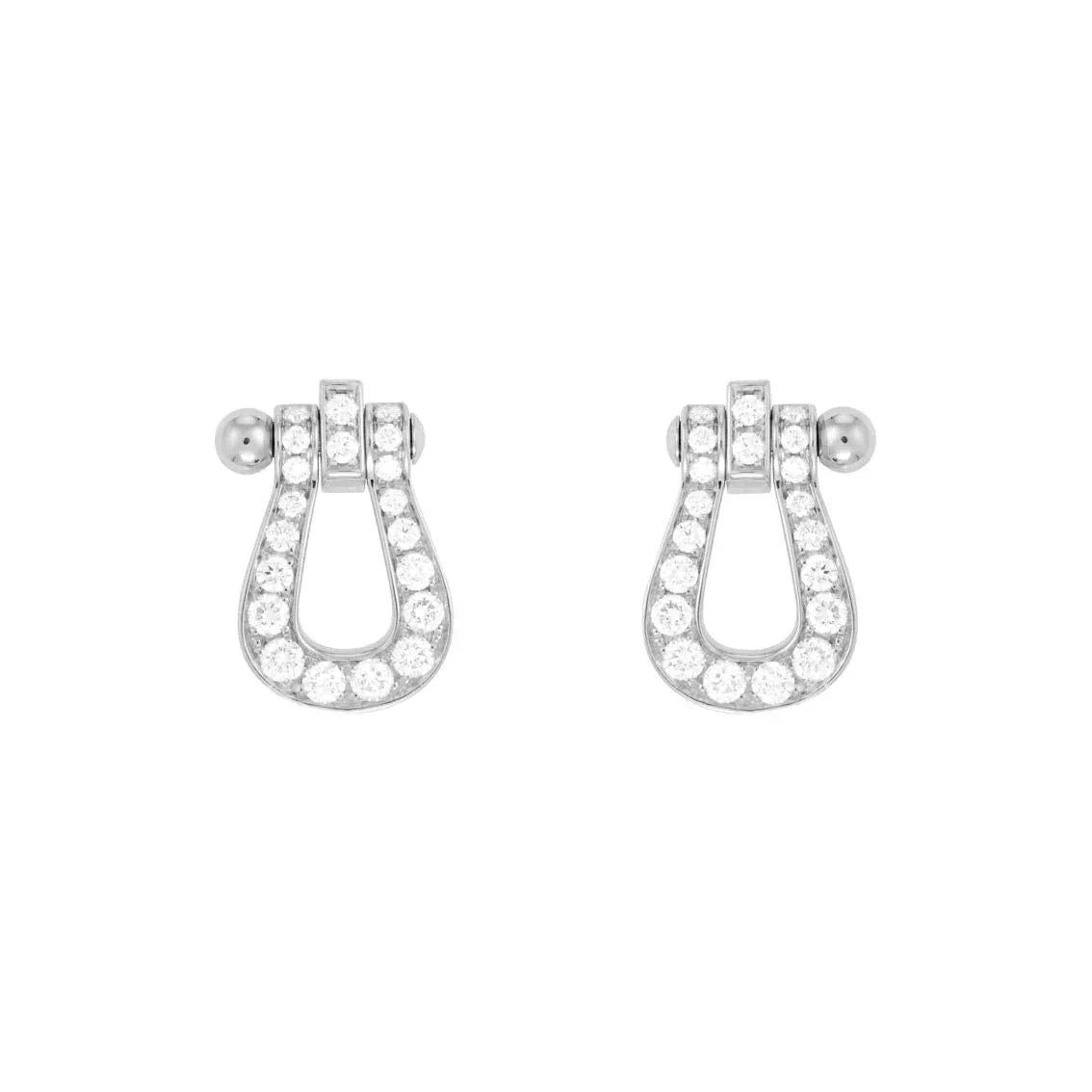 [BIJOUX]FORCE 10 FULL DIAMOND STUD EARRINGS MINI MODEL