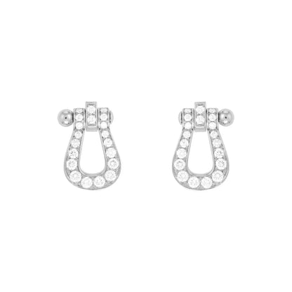 [BIJOUX]FORCE 10 FULL DIAMOND STUD EARRINGS MINI MODEL