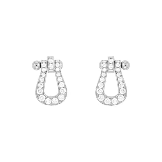 [BIJOUX]FORCE 10 FULL DIAMOND STUD EARRINGS MINI MODEL