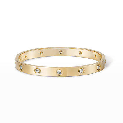 [BIJOUX]BRACELET AMOUR 6.1MM 10 DIAMANTS