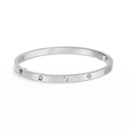 [BIJOUX]BRACELET LOVE 3.65MM 6 DIAMANTS