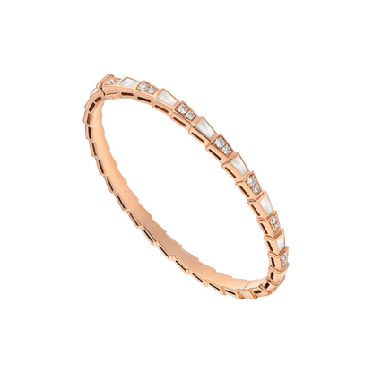 [BIJOUX]BRACELET SERPENTI OR ROSE NACRE DIAMANT