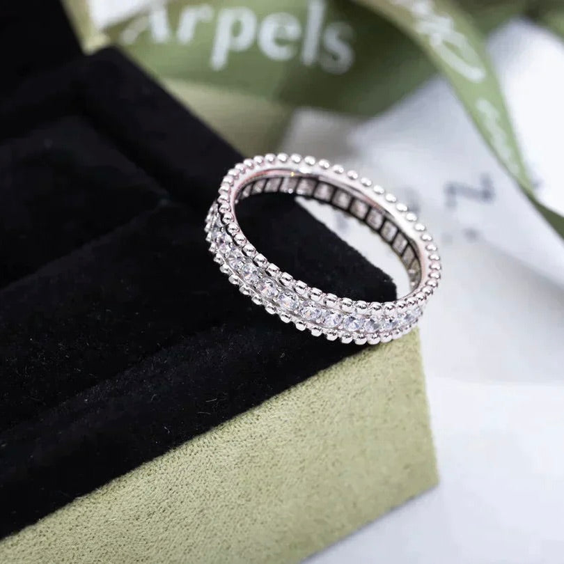 [BIJOUX]PERLEE DIAMOND SILVER RING