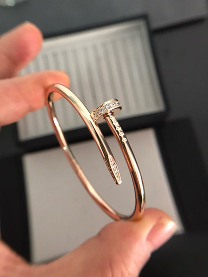 [BIJOUX]JUSTE BRACELET 3.5MM DIAMANTS