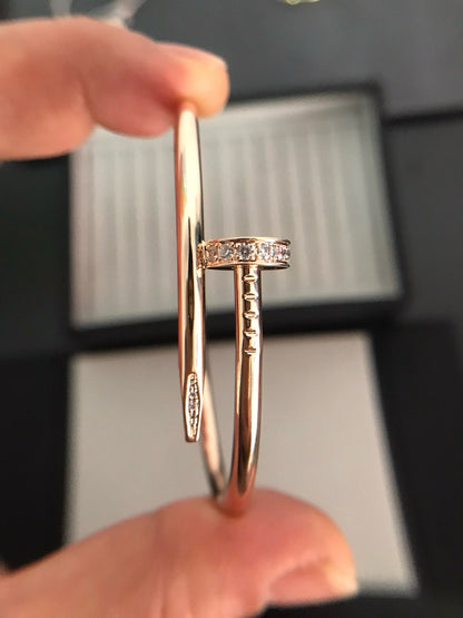 [BIJOUX]JUSTE BRACELET 3.5MM DIAMANTS