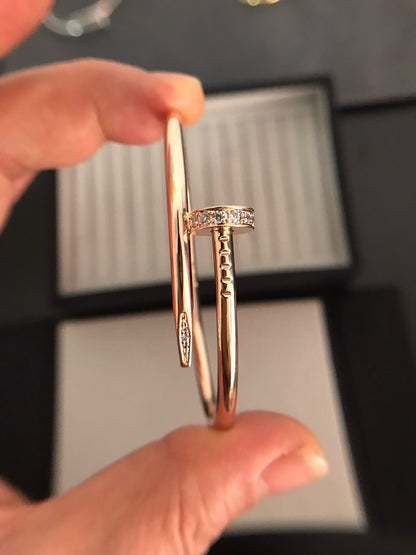 [BIJOUX]JUSTE BRACELET 3.5MM DIAMANTS