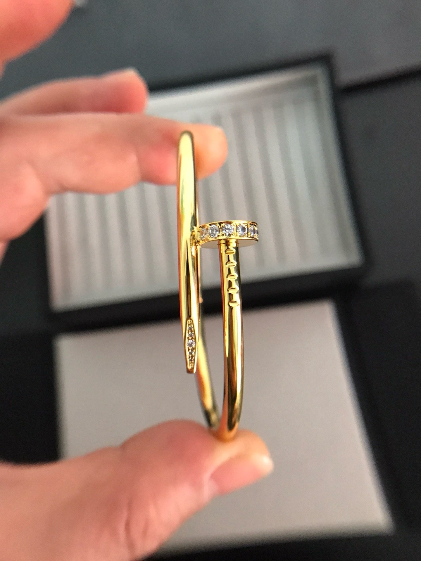 [BIJOUX]JUSTE BRACELET 3.5MM DIAMANTS