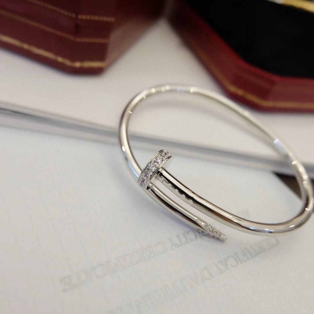 [BIJOUX]JUSTE BRACELET 3.5MM DIAMANTS