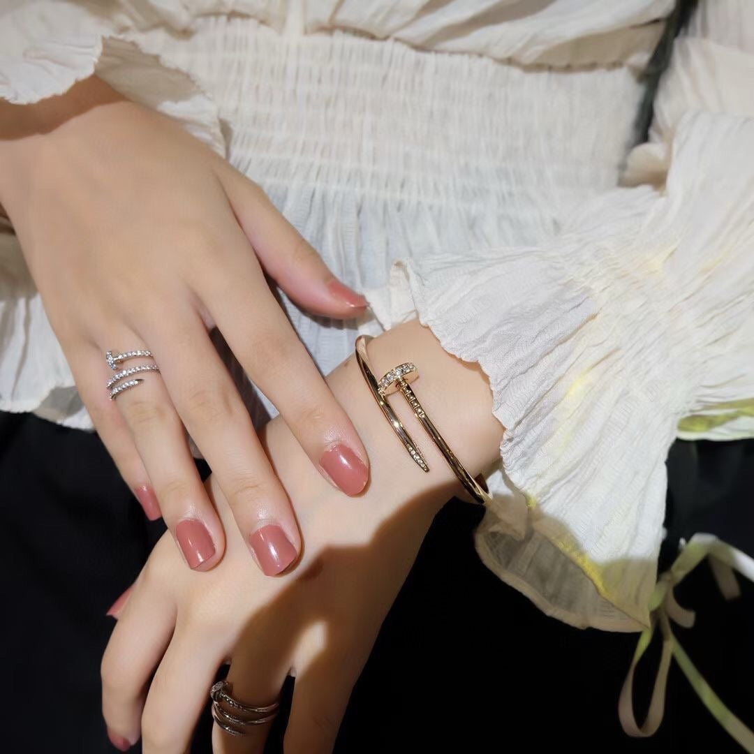 [BIJOUX]JUSTE BRACELET 3.5MM DIAMANTS