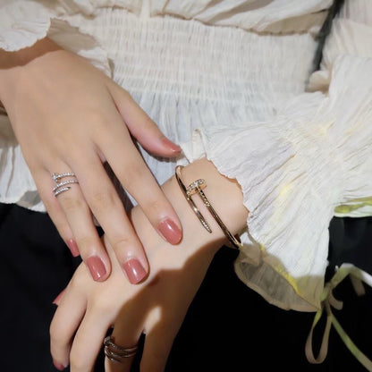 [BIJOUX]JUSTE BRACELET 3.5MM DIAMANTS