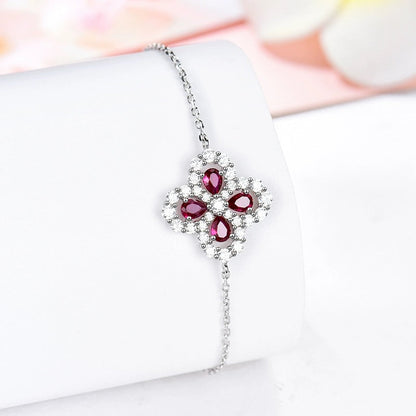 [BIJOUX]ループブレスレット フルモチーフ ダイヤモンド 16mm シルバー