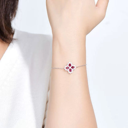 [BIJOUX]ループブレスレット フルモチーフ ダイヤモンド 16mm シルバー