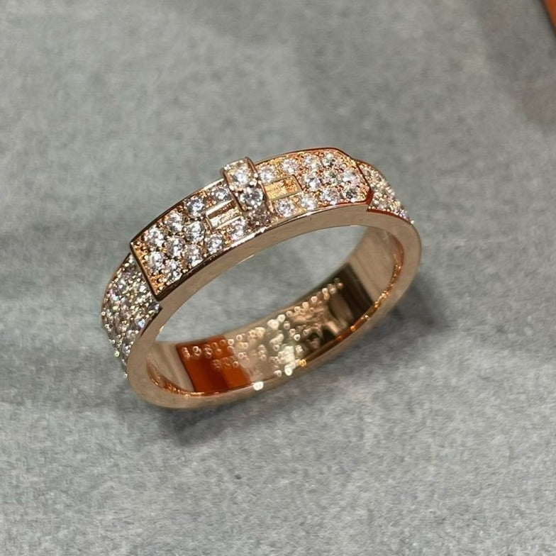 [BIJOUX]KELLY PINK GOLD DIAMOND RING