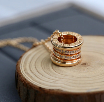 [BIJOUX]ZERO 1 ピンクゴールド ダイヤモンドネックレス