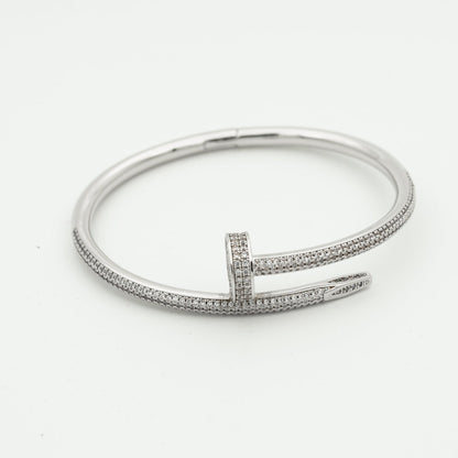 [BIJOUX]JUSTE BRACELET 3.5MM TOUS DIAMANTS
