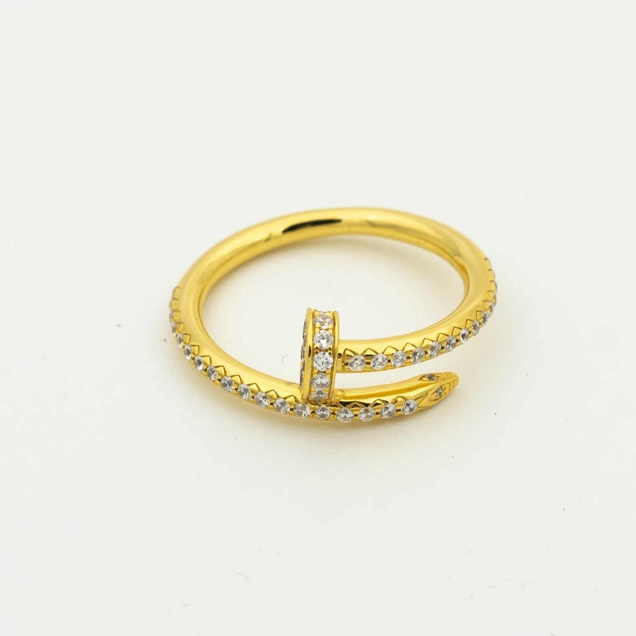 [BIJOUX]JUSTE RING 1.8MM GOLD DIAMONDS