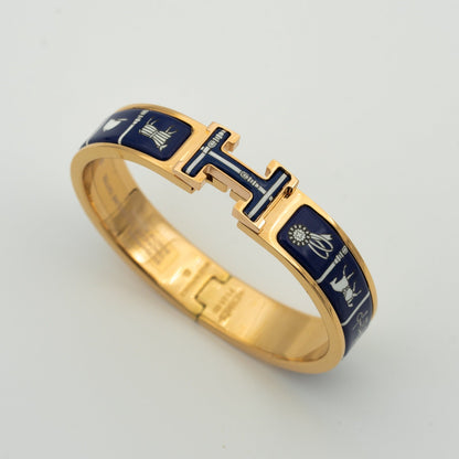 [BIJOUX]H BRACELET BLUE CERAMIC