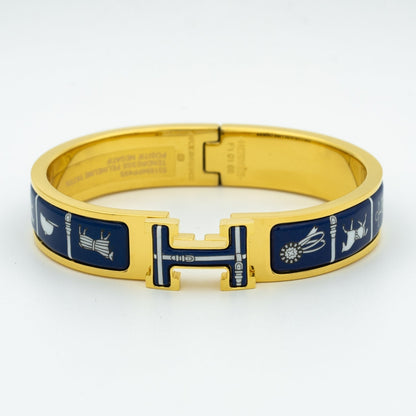 [BIJOUX]H BRACELET BLUE CERAMIC